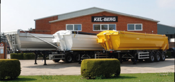 Three Bulk tipping trailers