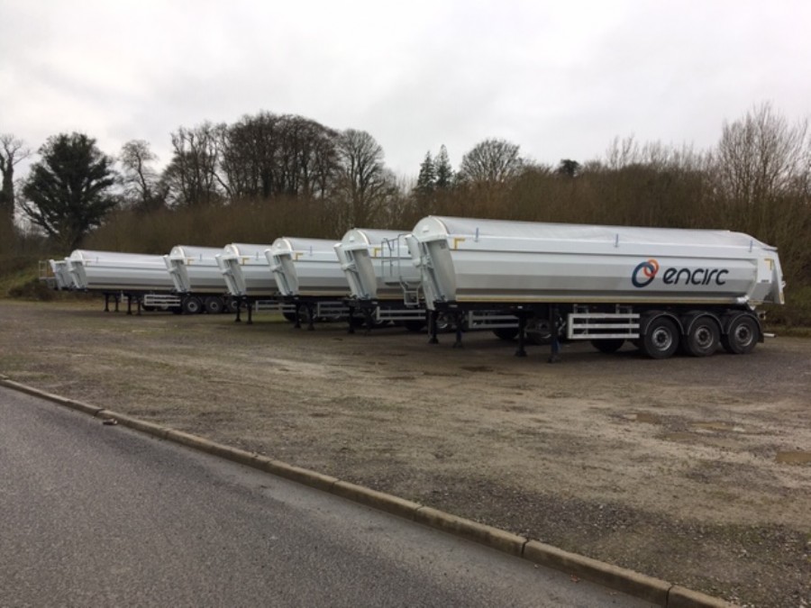 9 New Trailers delivered for Encirc in quick turnaround!